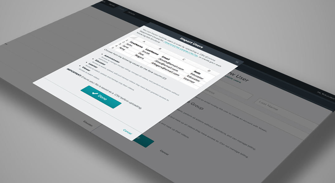 Batch Import Users to Your Vosaic Connect Account